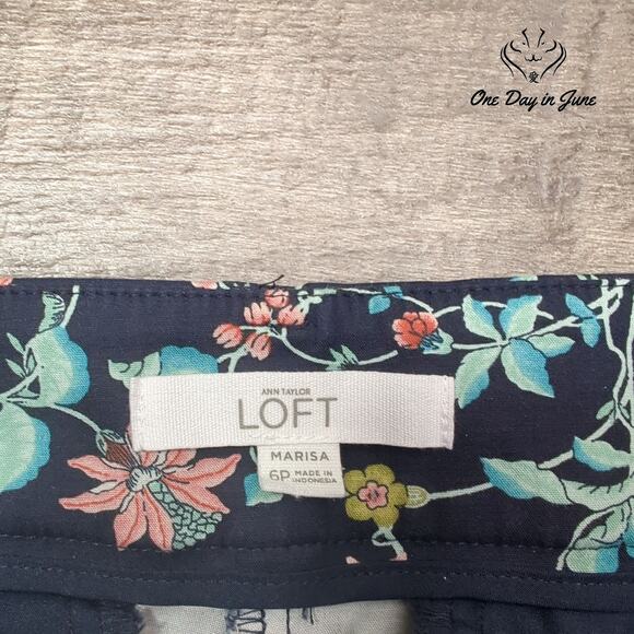 Loft Petite Marisa Cropped The Riviera Pants Size 6P - Picture 2 of 6